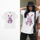 Cartoon printed short sleeve