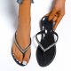 New Fashion Rhinestone Ladies Flip Flops Flat Beach Sandals And Slippers